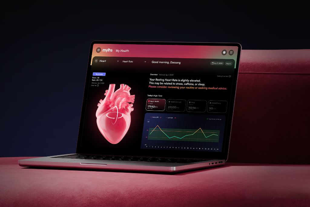 Heart Rate Laptop